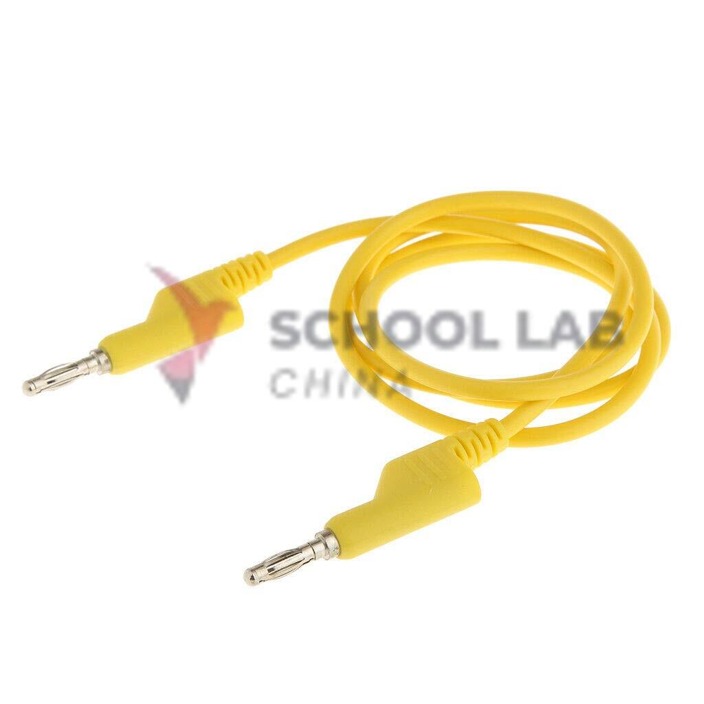 4mm Stackable Plug Lead: Yellow - 500mm